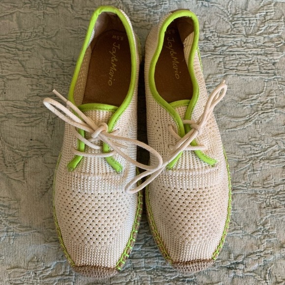 Joy & Mario Shoes - Joy & Mario Natural windansea' Platform Shoe boho knit women’s size 8.5